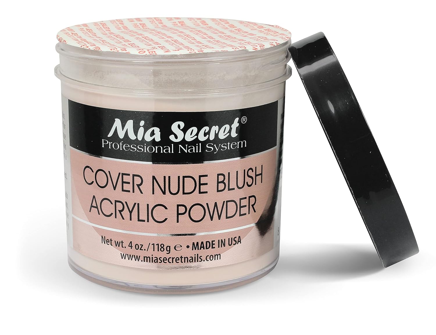 Mia Secret nude blush acrylic powder 4oz jar - 3