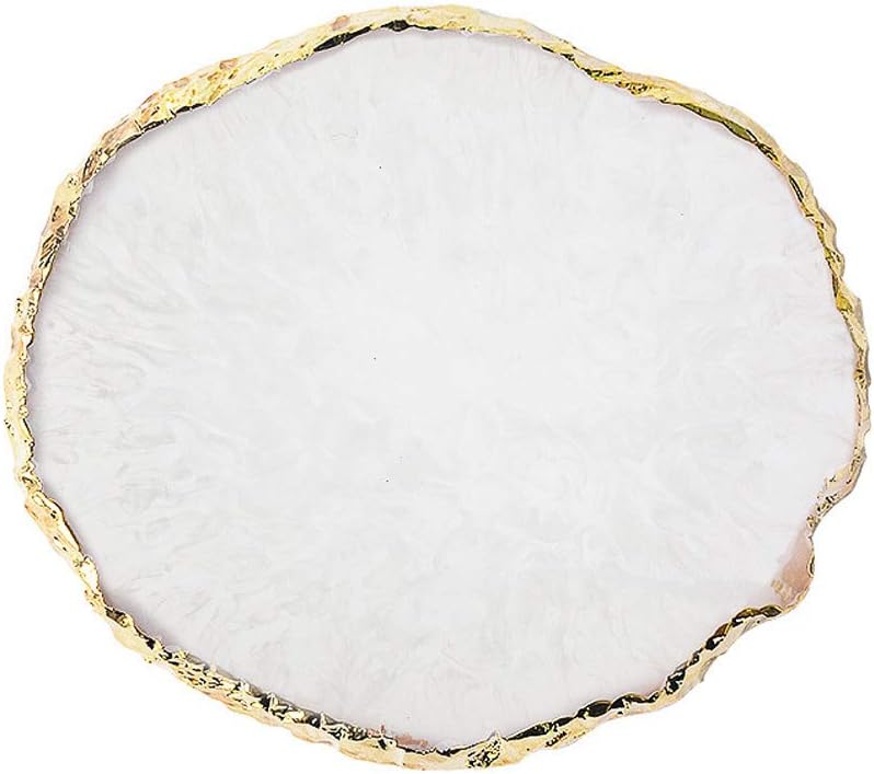 Resin Nail Art Palette: Compact White Mixing Tray