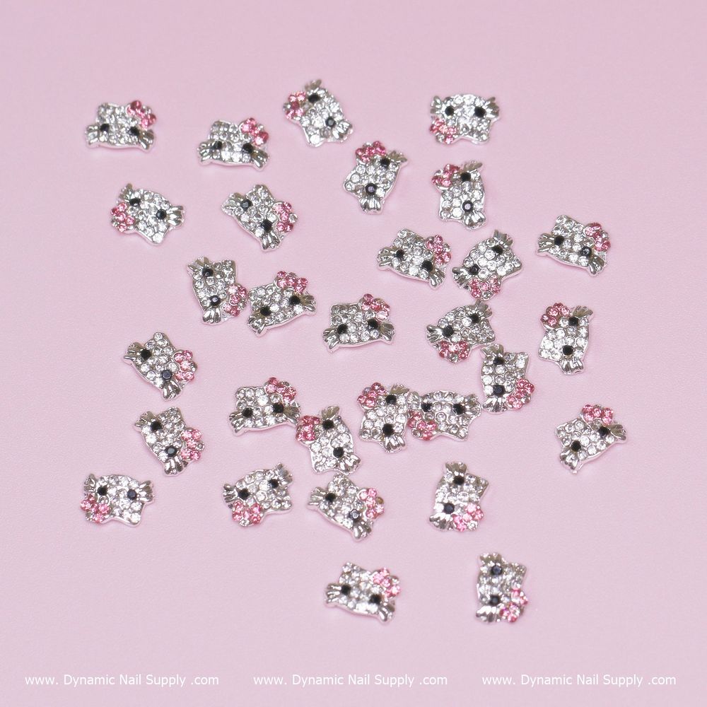 Light pink Hello Kitty nail charms 30pcs - 3