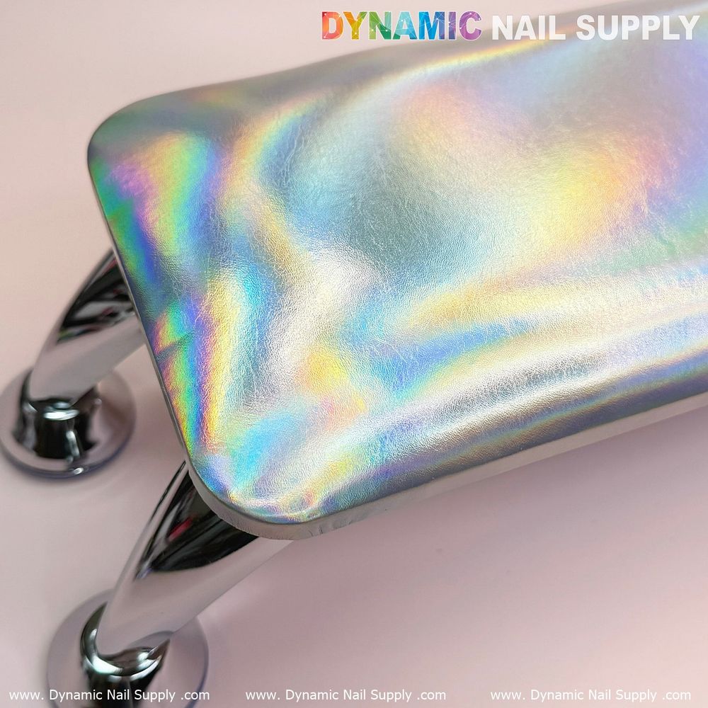 holographic leather manicure armrest pillow - 3