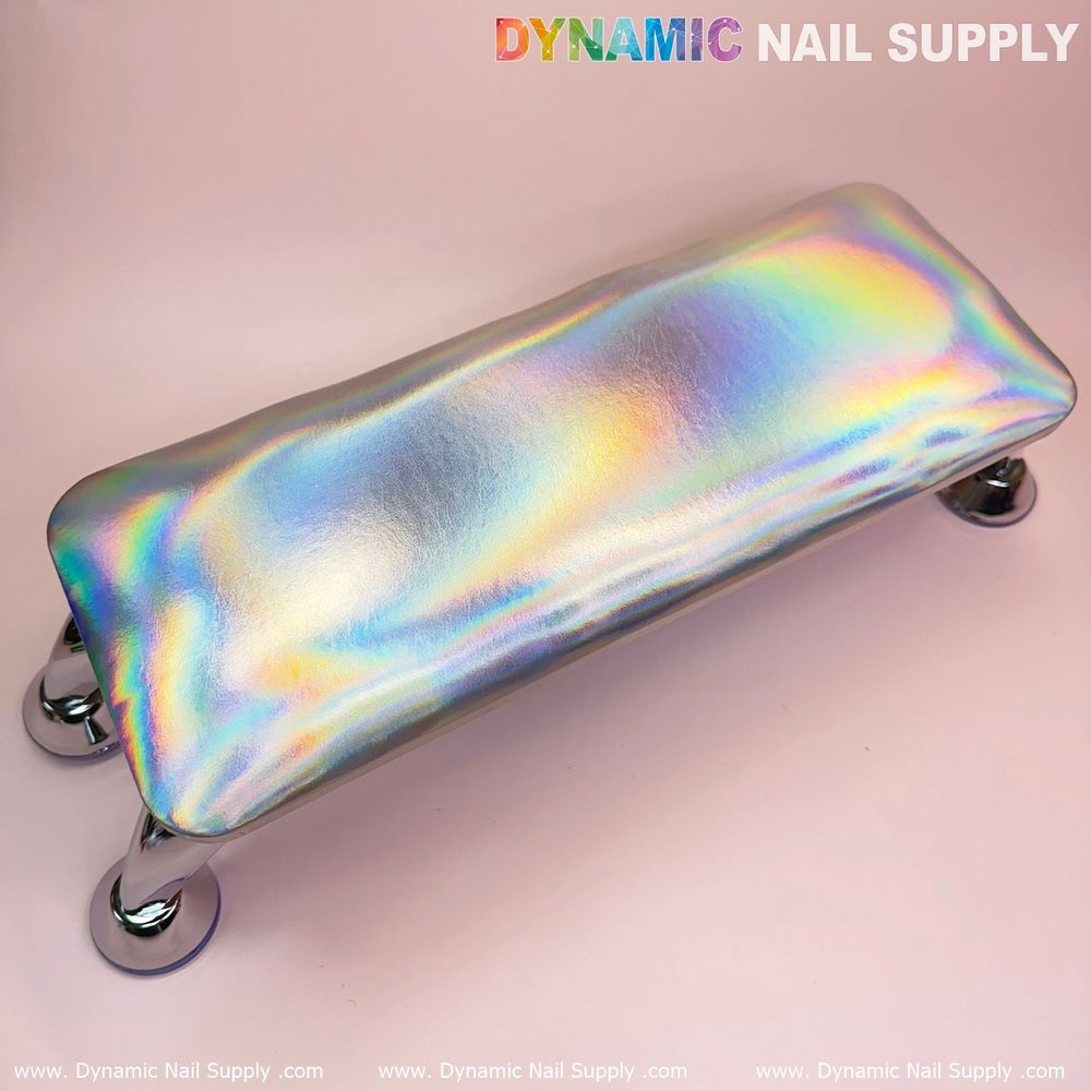holographic leather manicure armrest pillow - 4