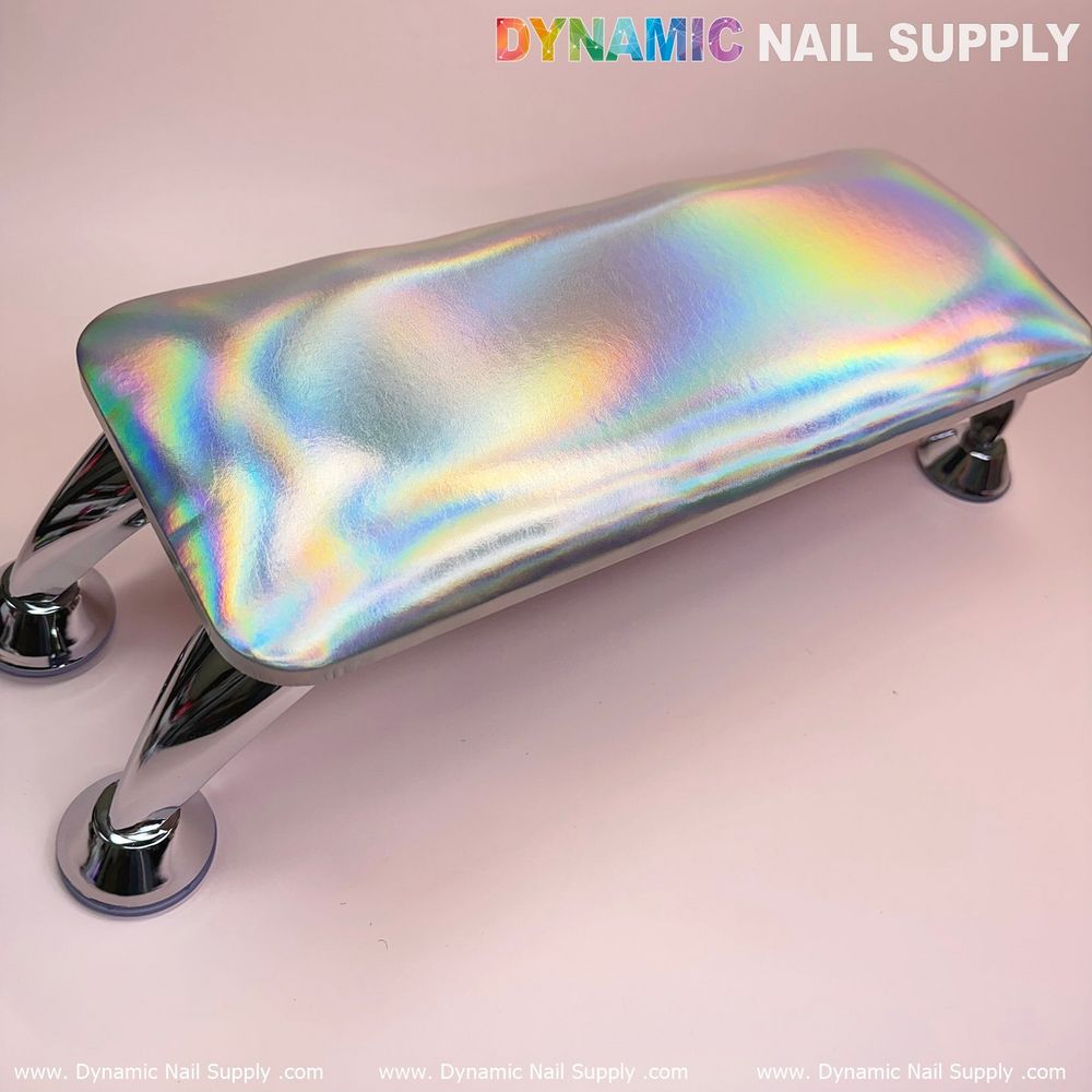 holographic leather manicure armrest pillow - 5