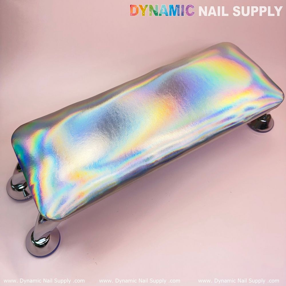 holographic leather manicure armrest pillow - 6
