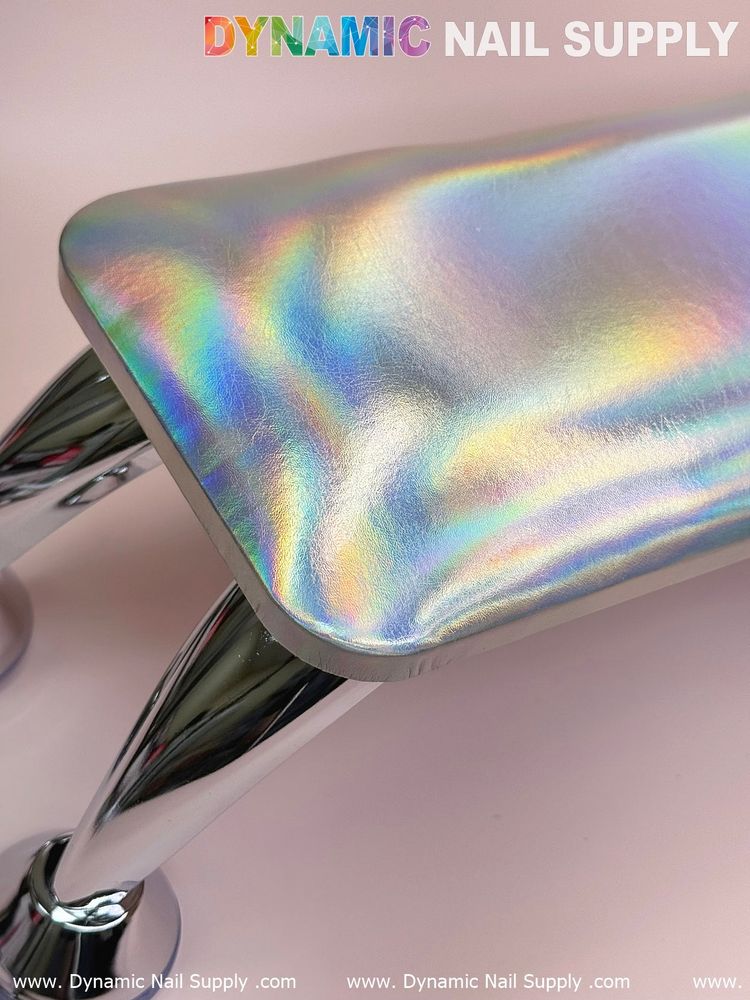 holographic leather manicure armrest pillow - 8