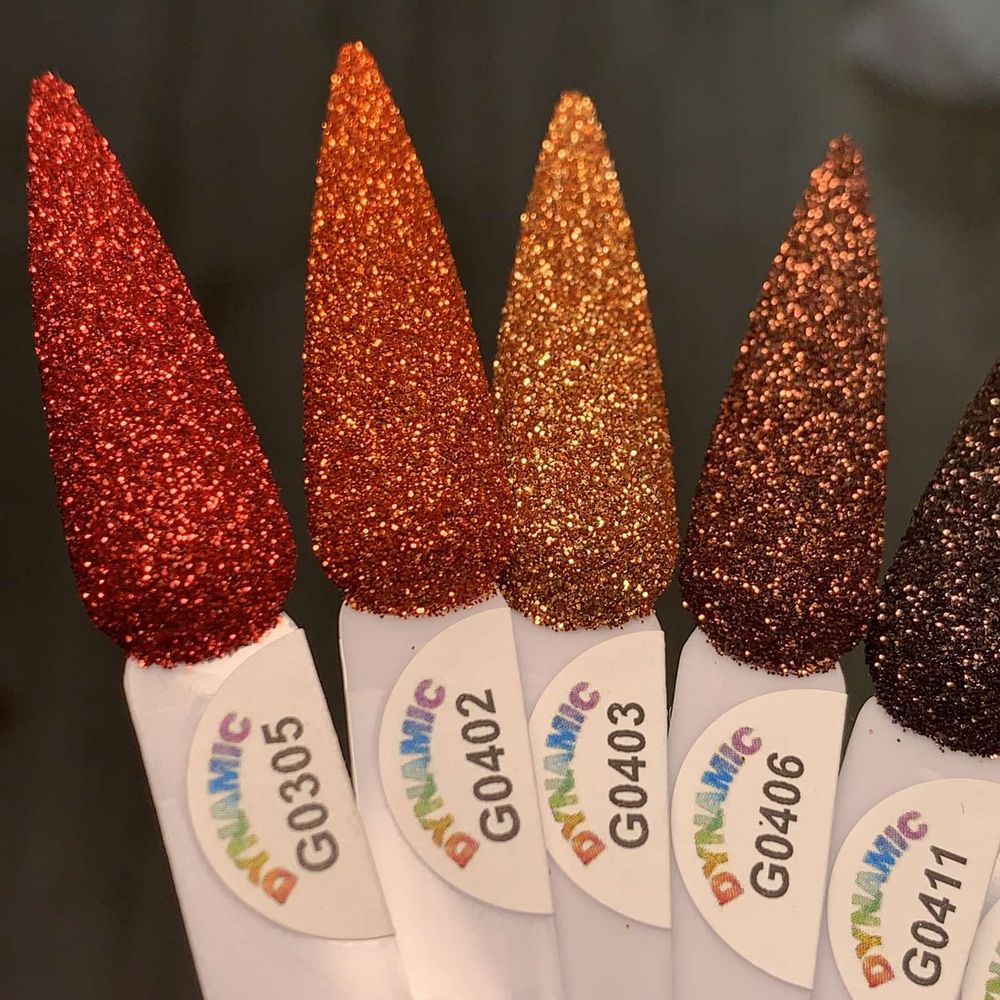 metallic glitter powder jars - 3