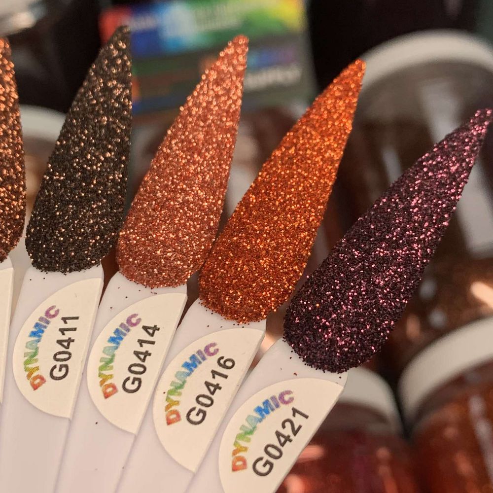 metallic glitter powder jars - 5