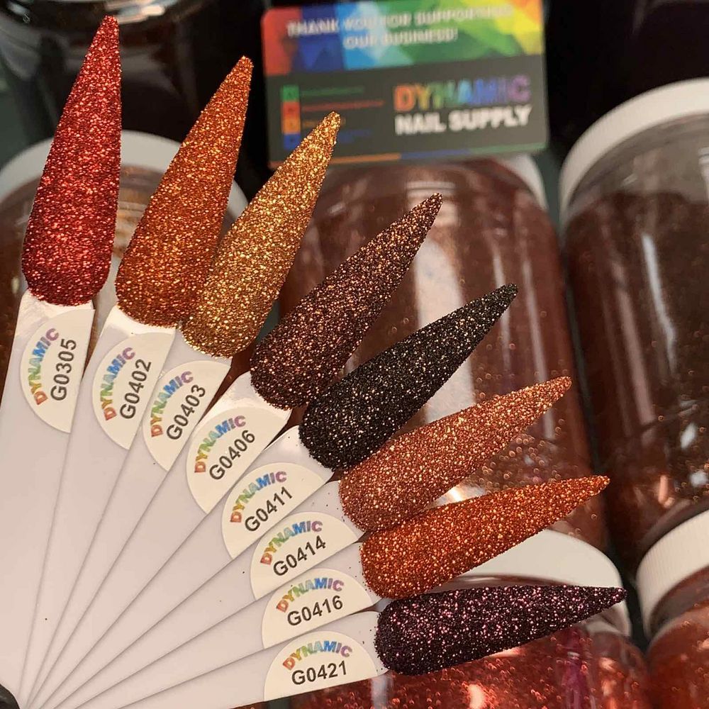 metallic glitter powder jars - 7
