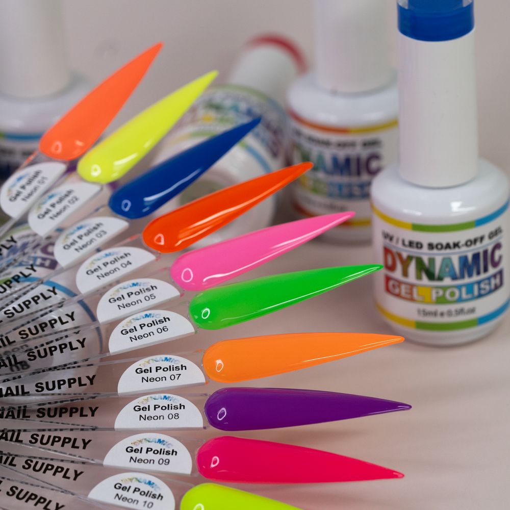 Neon gel polish bottles - 16