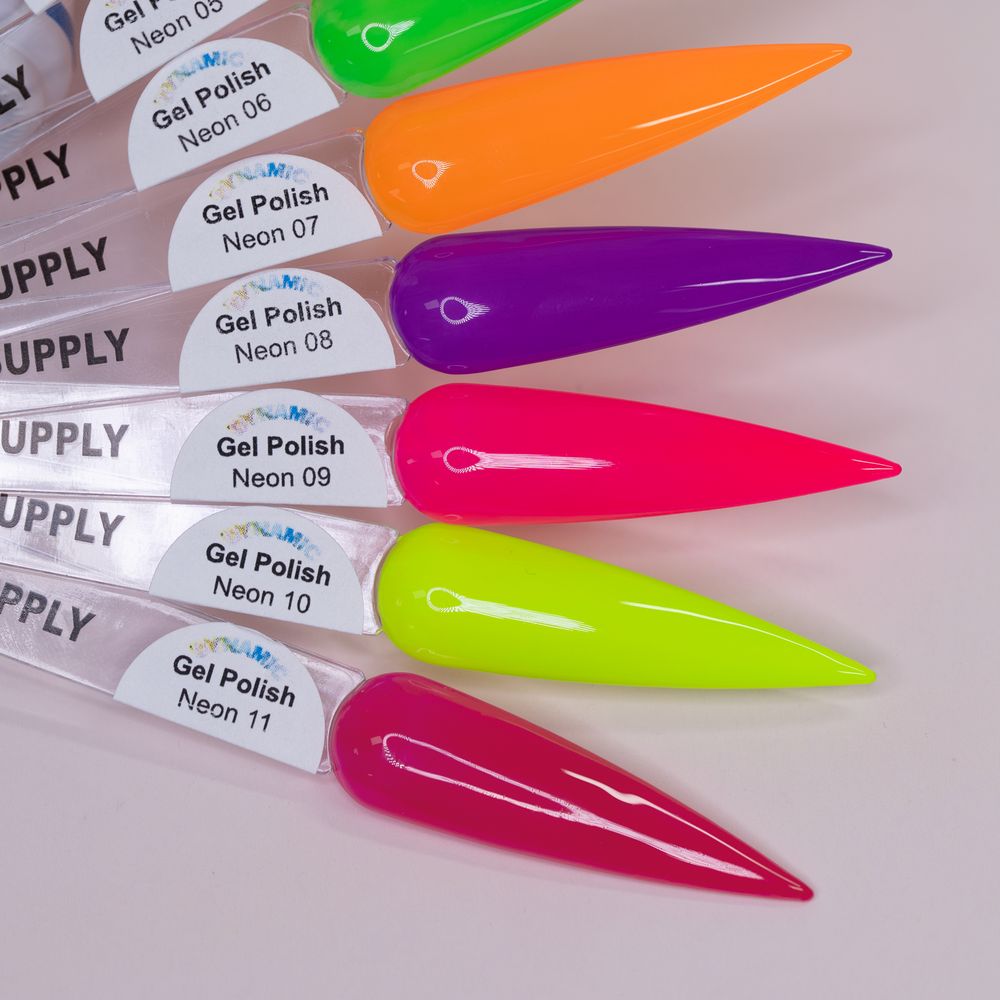 Neon gel polish bottles - 3