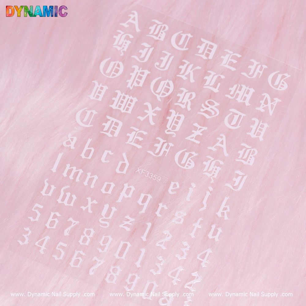 Roman Letter and Number Stickers: Salon Buyer’s Guide